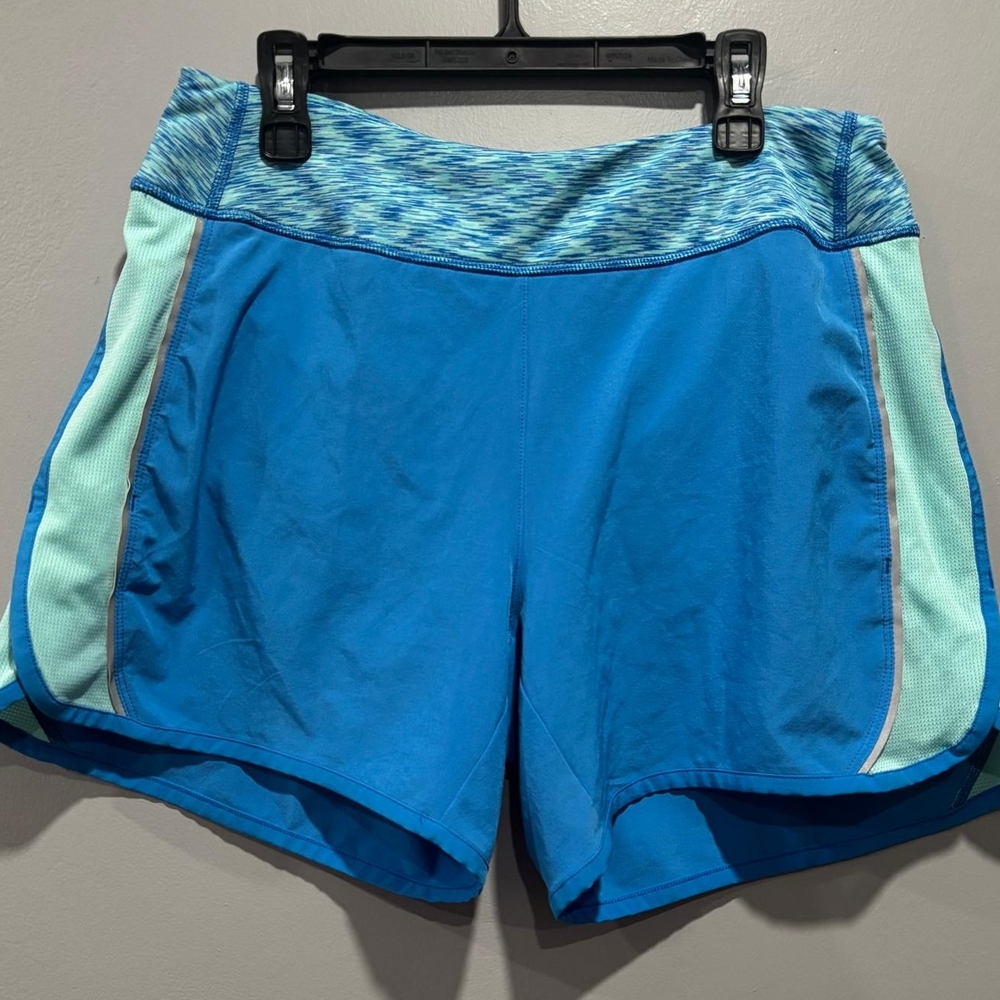 Lucy Women's Blue and Aqua Athletic Shorts